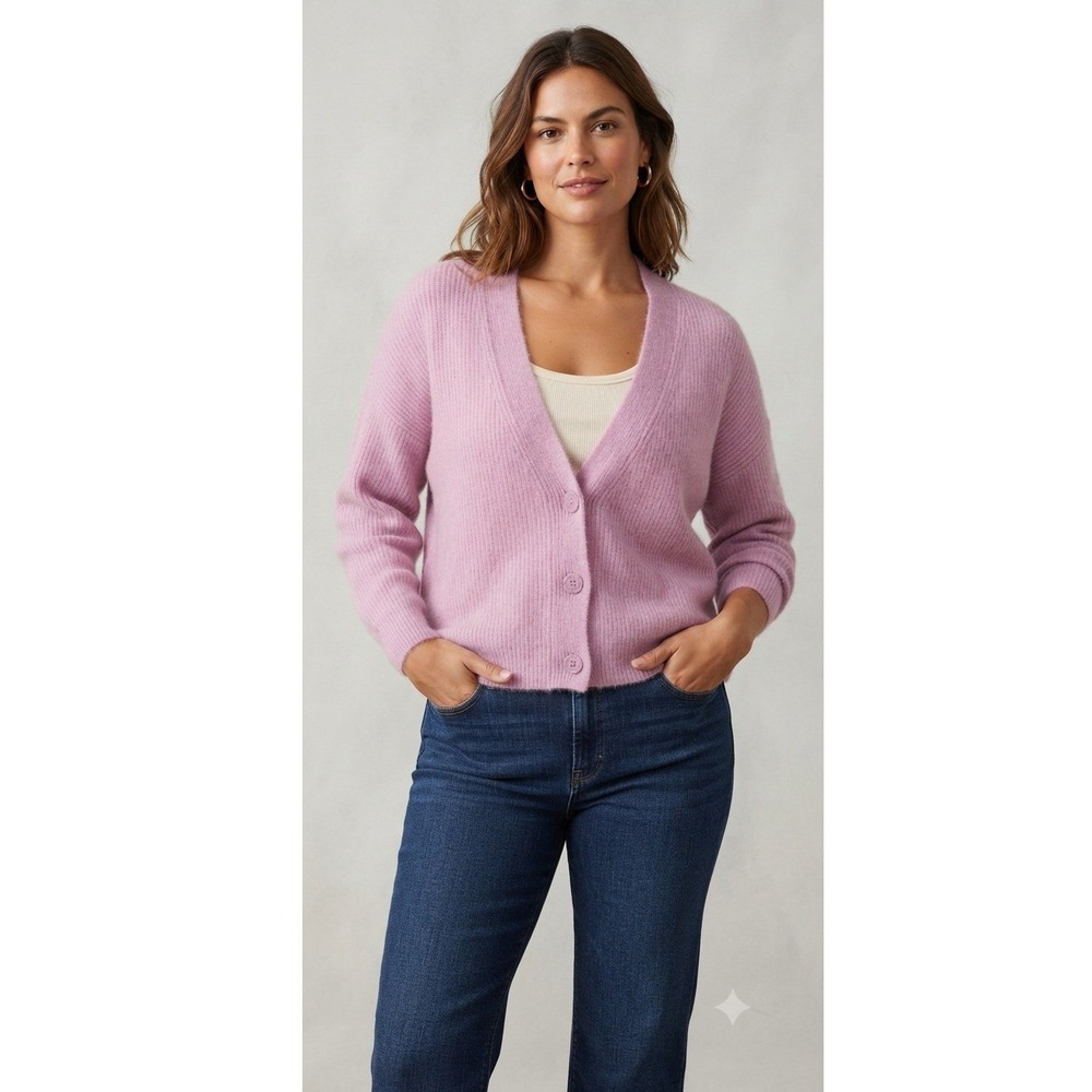 Joes Jeans Lavender Mohair Lana Merino Wool Sweater Size Large MWT